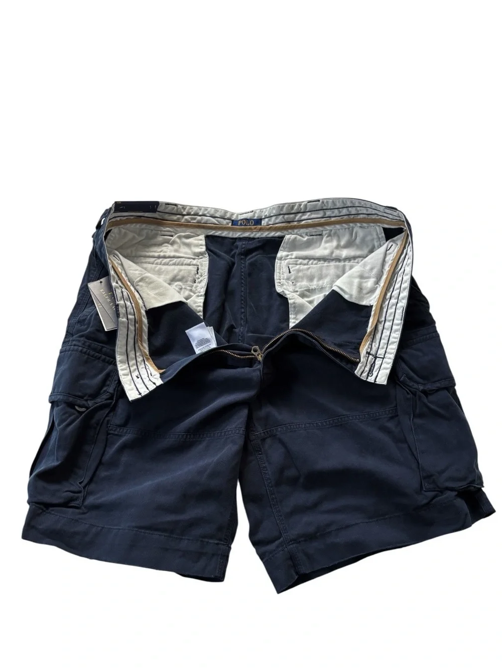 Polo Ralph Lauren Aviator Navy  Gellar fatigue cargo short 10” NWT | size 42